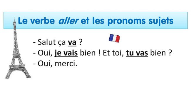 aller en frances