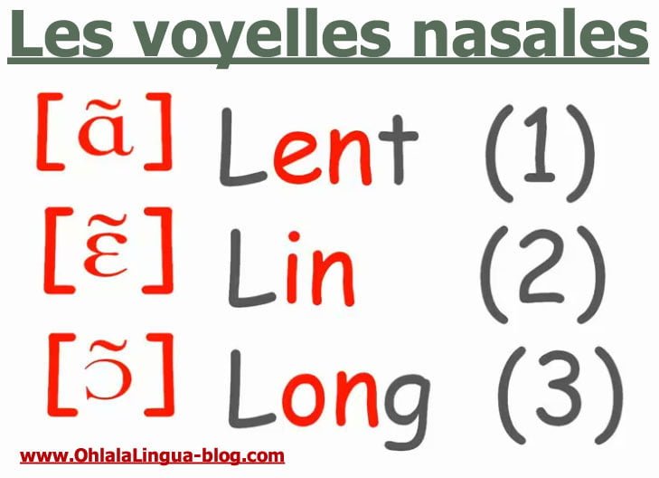 Min Limón Usando una computadora Las vocales nasales en francés