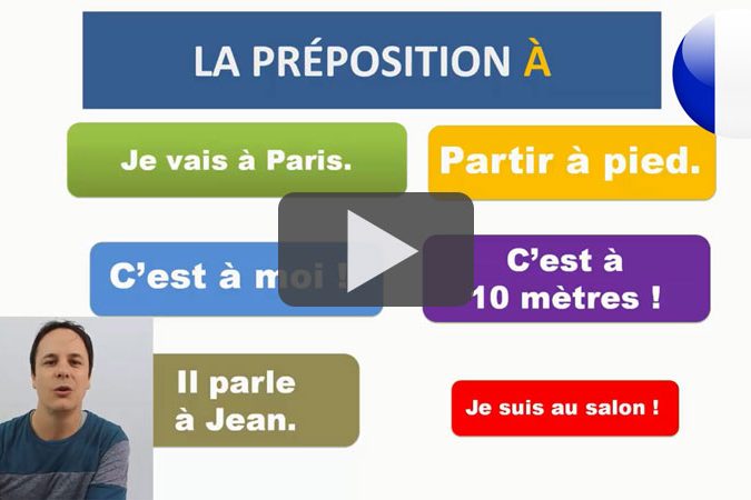 preposiciones en frances