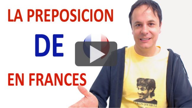 preposiciones en francés
